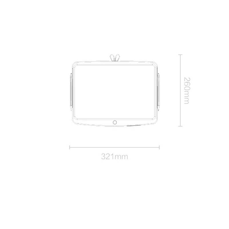 Xiaomi Wicue 16 дюймов Радужный ЖК-дисплей почерк доска для письма планшет без задний светильник Обучающие инструменты от Mijia Youpi