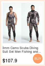 NEW Hooded Scuba Diving Jacket Men Windproof Rubber Spearfishing Swimming Fishing Jumpsuit Wetsuit