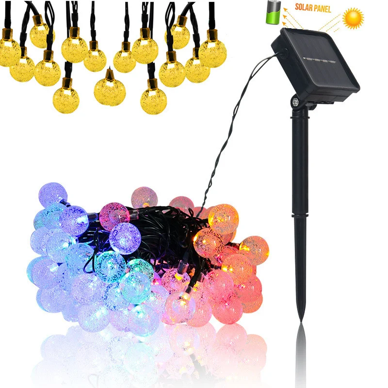 

LED Solar Light Outdoor Lamp Ball Garland String Lights For Home Holiday Christmas Party Waterproof Fairy Lights Garden Garland