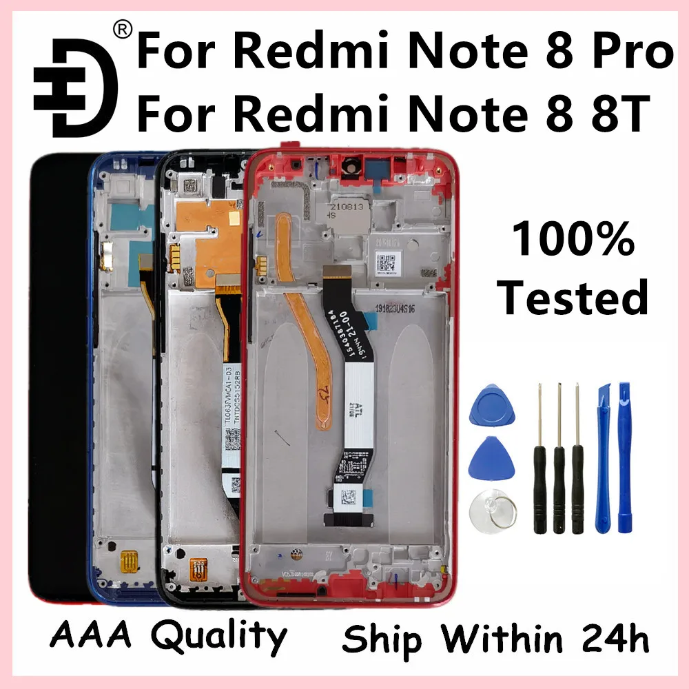 Дисплейный модуль для Xiaomi Redmi Note 8 8T с сенсорным экраном | Мобильные телефоны и