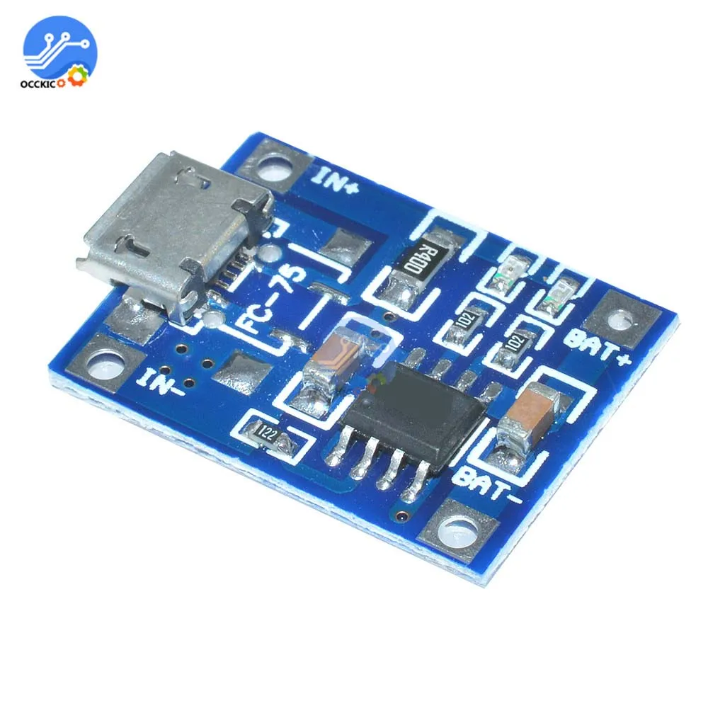 5 шт. BMS 5V 1A 18650 литиевая батарея зарядное устройство мини/Micro USB TYPE-C зарядка с функциями защиты