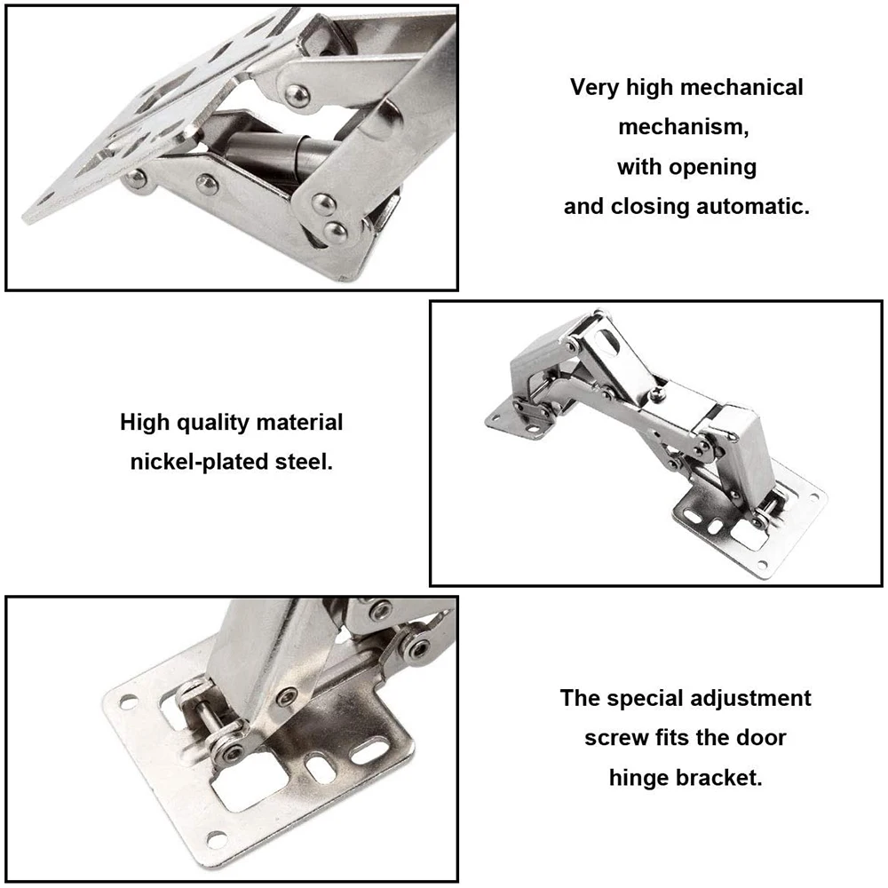 2pcs 170 degree hinge for corner cabinet door kitchen thick door hinges angle can adjusted 130 170 degrees no need hole hinge free global shipping