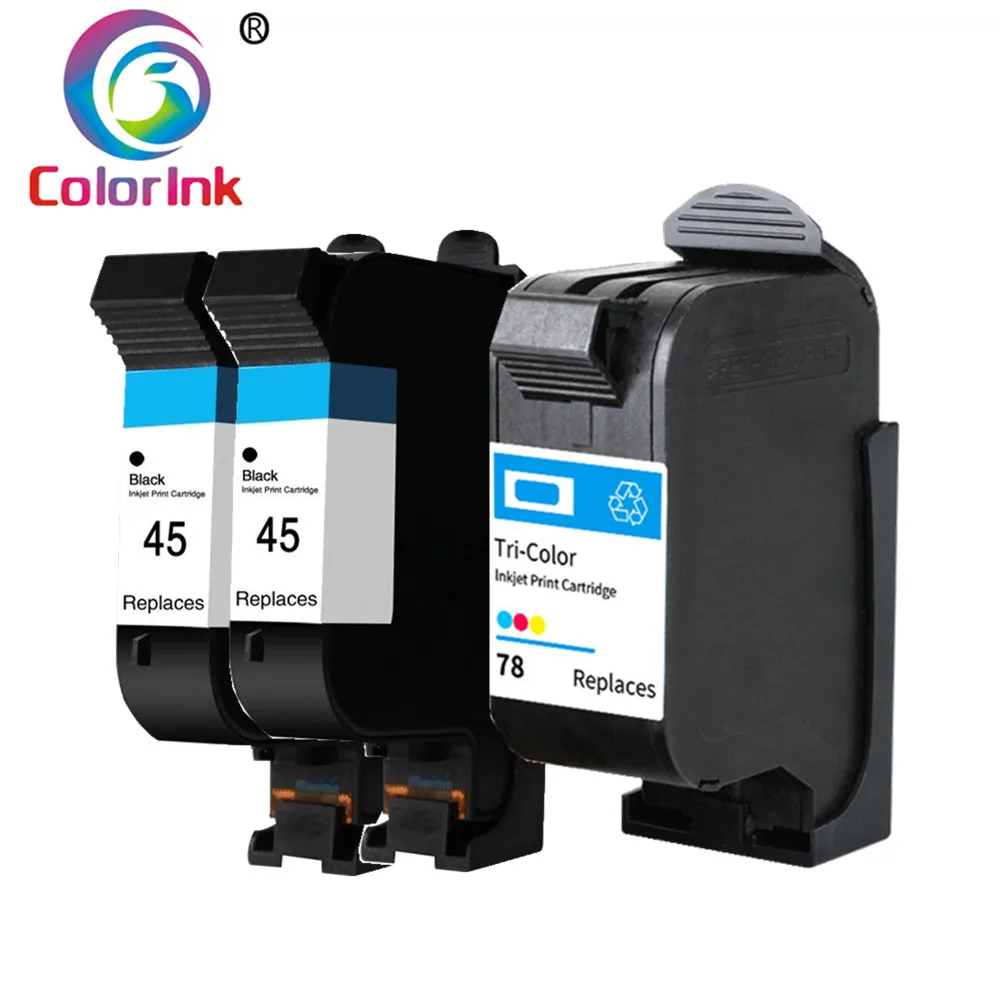 Заправка 45 Замена чернильных картриджей hp черный для факс 1220 1220xi 1230 Photosmart 1000 1215 FAX