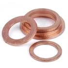 Шайба медная, M5 M6 M8 M10 M12 M14 M16 M18 M20 M22, 10-50 шт.