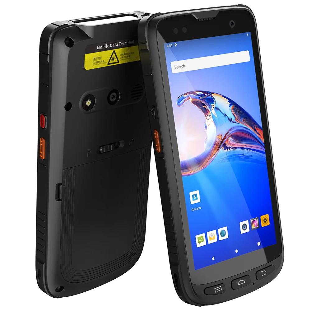 Hardtou Handheld Terminal PDA 5.5 Inch Android 10 with Buttons 2D Barcode Scanner Reader Data Capture RAM 4GB ROM 64GB LH60