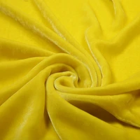 width 45 solid color high grade comfortable soft velvet fabric by the yard for cheongsam dress material