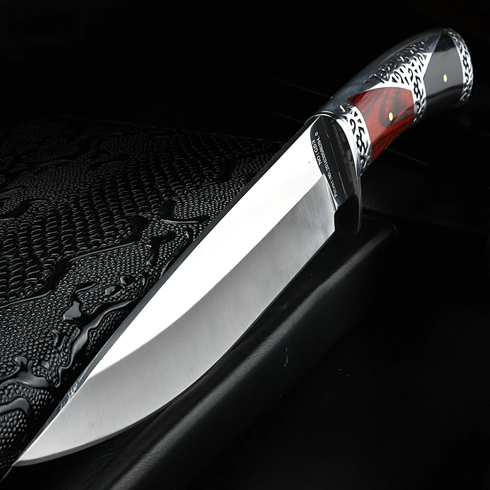 Уличный короткий нож для кемпинга высокопрочный с фиксированным клинком