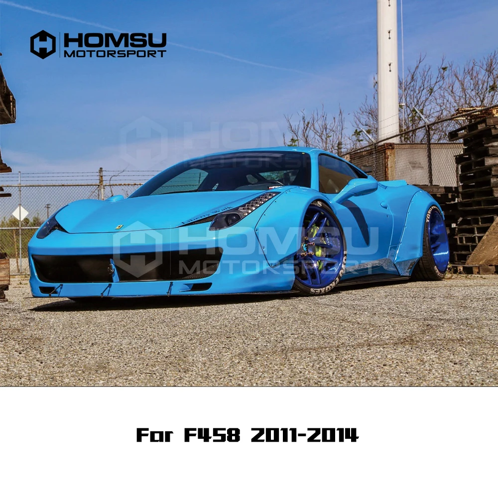 LB Стиль FRP Неокрашенный Кузов комплект передний задний бампер боковые юбки