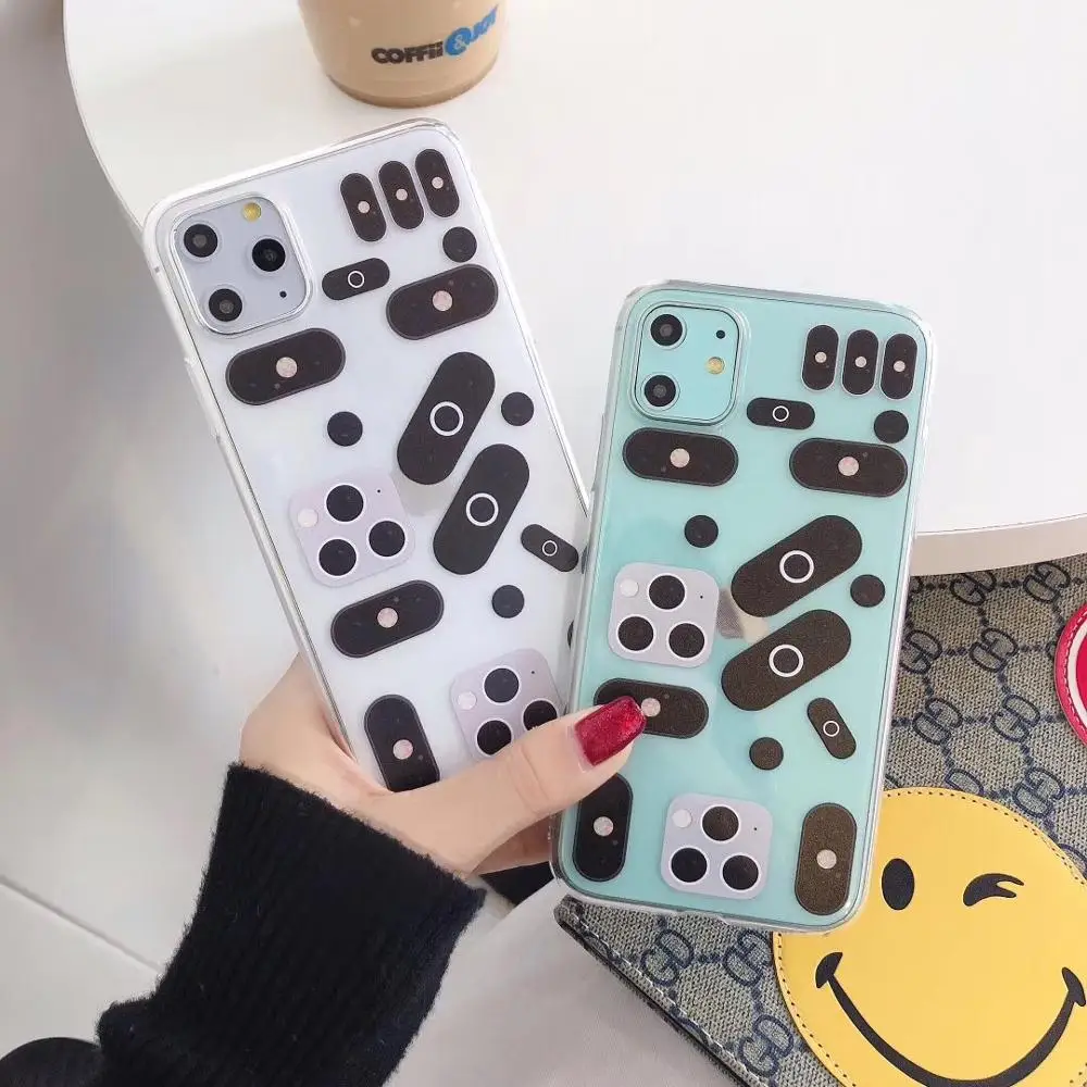 Marchcover новый милый забавный Прозрачный чехол для камеры iPhone 11 PRO X XS MAX Прозрачная
