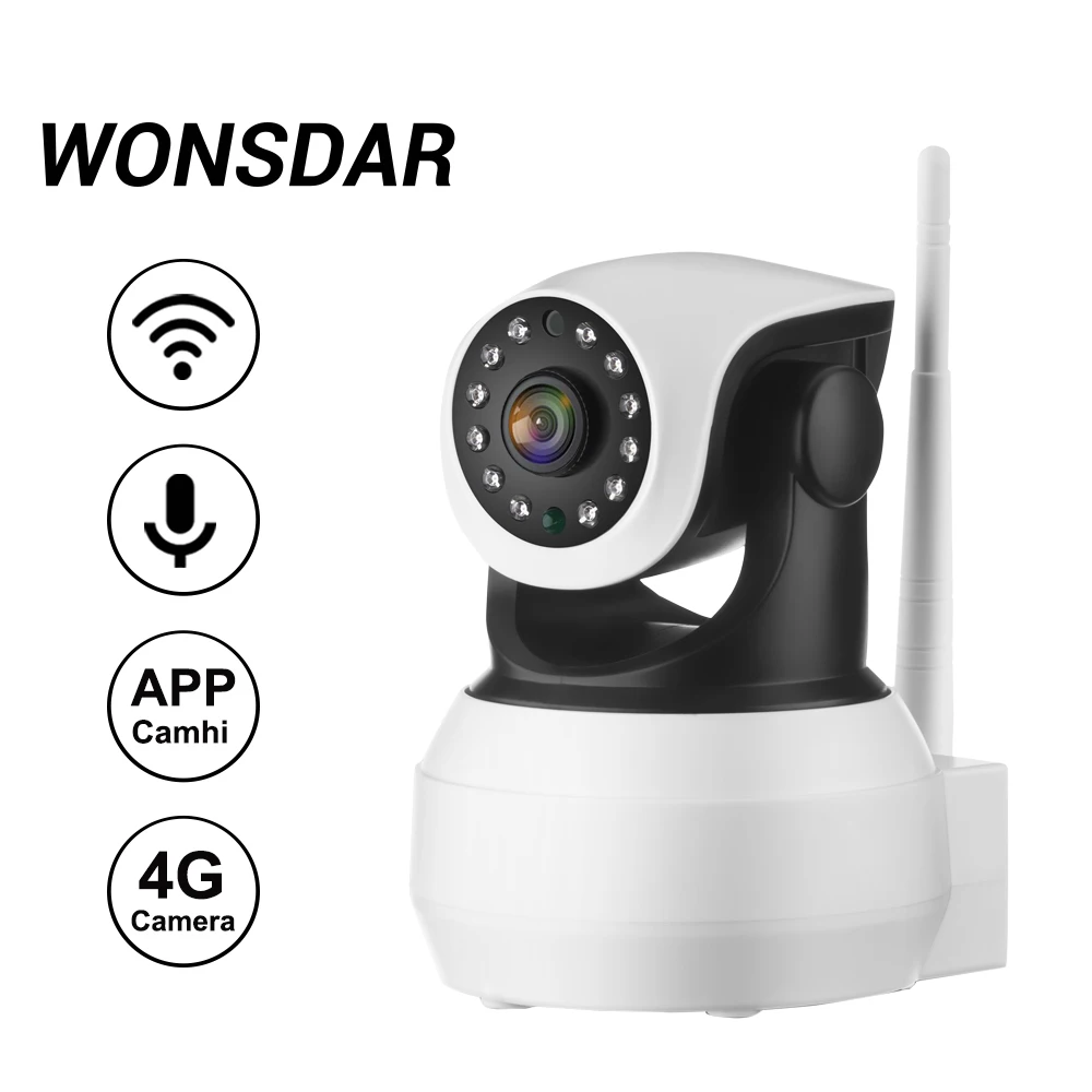 Wonsdar 4G камера сим-карта 3g IP wifi камера 1080P 2MP HD ночного видения безопасности наблюдения FDD LTE Netowrk по всему миру CamHi