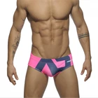 плавки мужские пляжные шорты для плавания муж купальМужской купальник с принтом, 2021, сексуальный летний купальник, трусы, купальный костюм с низкой талией, пляжная одежда, модный короткий спортивный мужской купальник