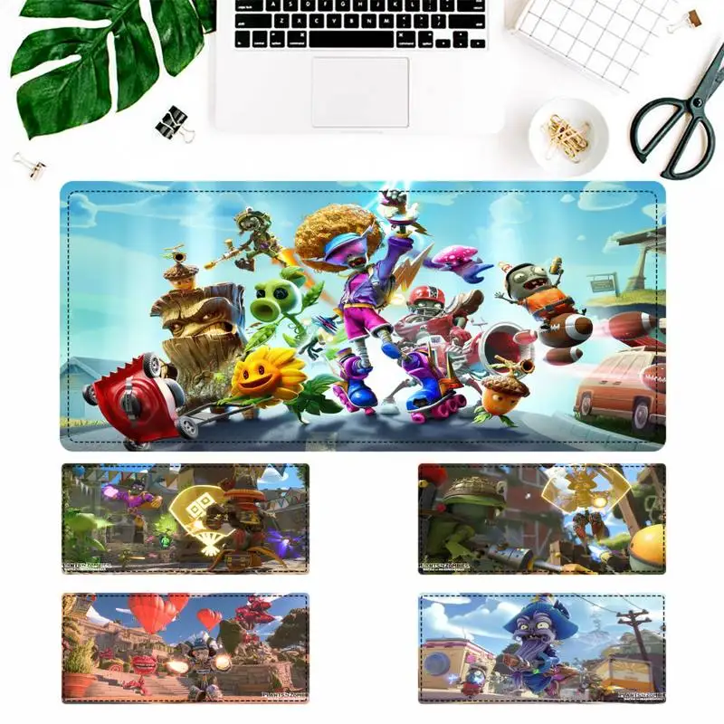 

Soft Zombie plant Mouse Pad Gaming MousePad Large Big Mouse Mat Desktop Mat Computer Mouse pad For Overwatch