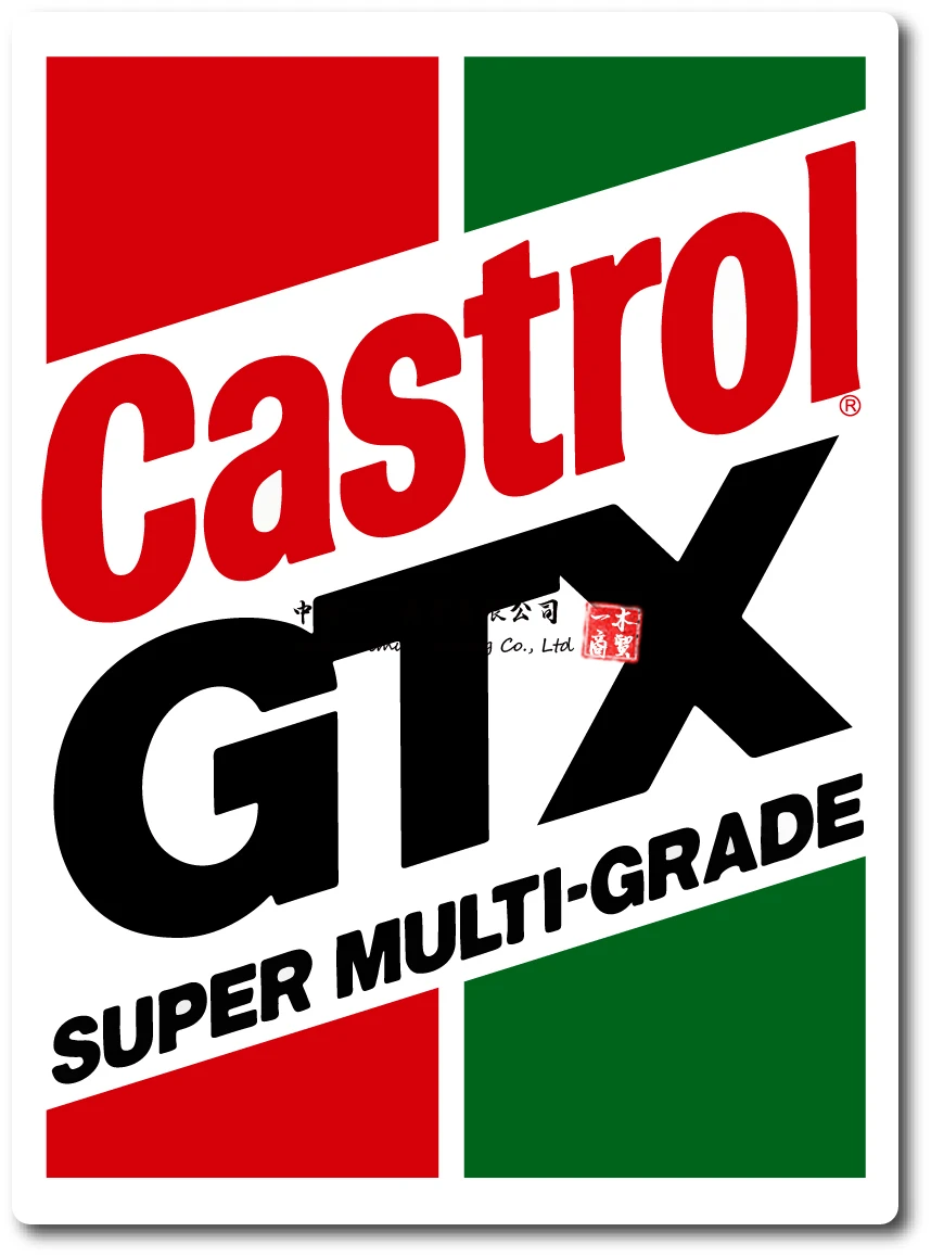 

Car Accessories Sticker Suitable For Castrol Gtx Classic Vintage Car Oil Change Reminder Stickers Decal