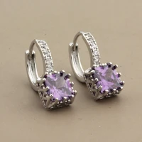 new fashion earrings 5 color wedding engagement jewelry luxery zircon 2022 new trendy earrings for women wholesale