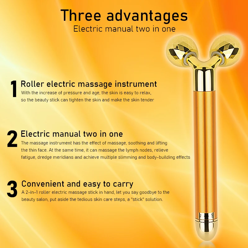 Устройство для массажа лица DIOZO ролик Y образной формы инструмент красоты лифтинг