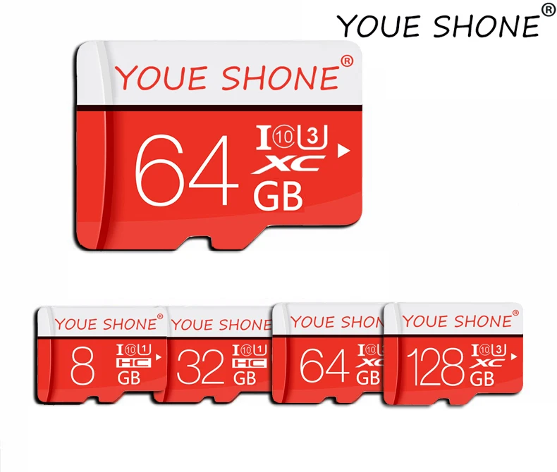 Высокоскоростная синяя карта micro sd, 4 ГБ, 8 ГБ, 16 ГБ, 32 ГБ, 64 ГБ, 128 ГБ, класс 10, карта памяти microsd, флэш-карты памяти, бесплатный адаптер