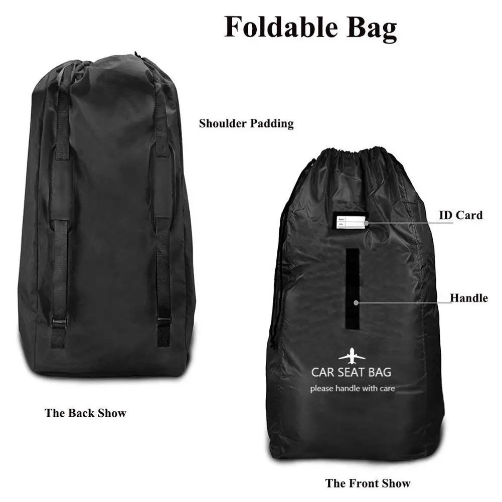 

2019 Newest Children Safety Seat Storage Bag Kids Car Seat Cover Baby Stroller Accessories Pram Knapsack Stroller Travel Bag