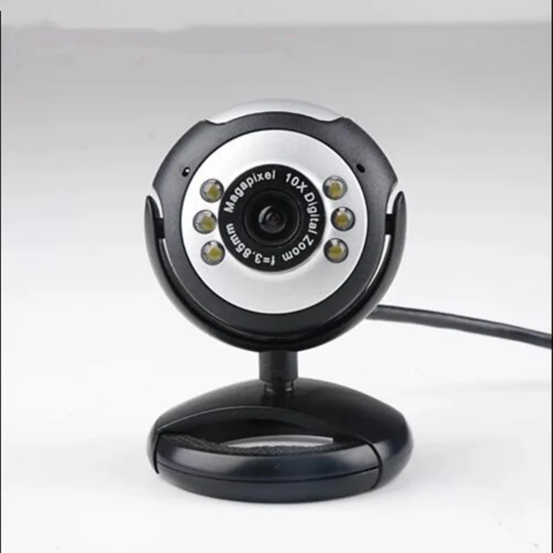 50.0M USB 6 LED Video Camera Webcam With Mic Microphone For PC Laptop Computer 50M Pixels |
