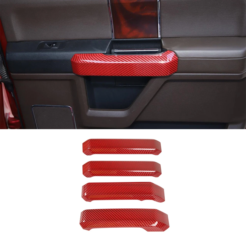 Дверной подлокотник ручки крышки Накладка Стикеры Наклейка украшения для Ford F150 F