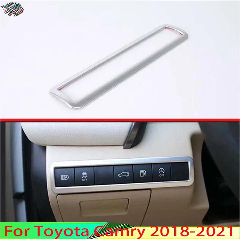 Для Toyota Camry 2018 2019 2020 2021 украшение автомобиля ABS Хромированная головка светильник