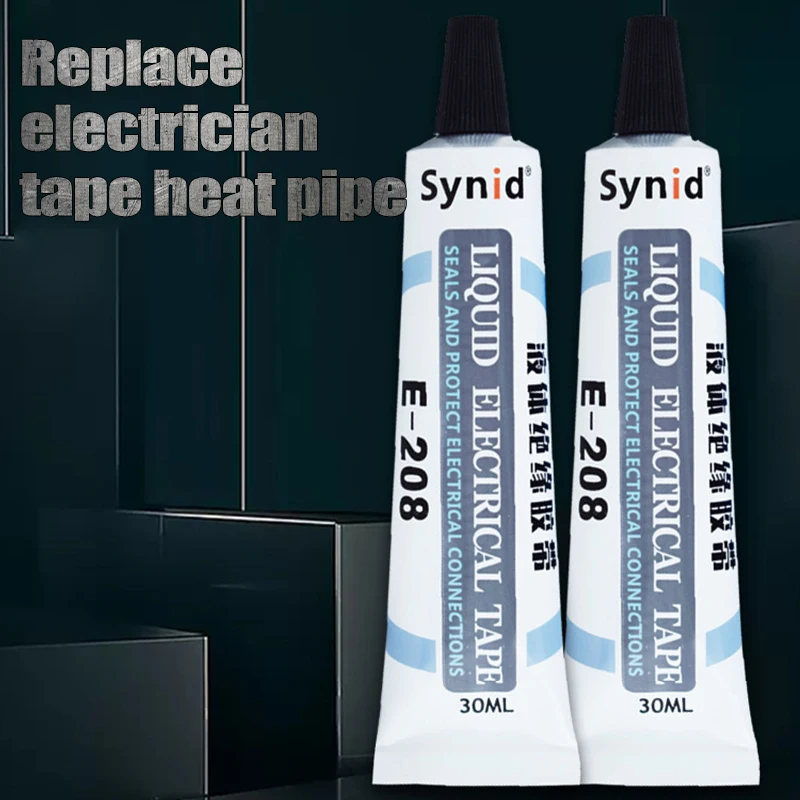 

30/125ml Liquid Insulation Tape Waterproof Insulating Electronic Sealant Fixed Repair Sealing Tapes Paste Anti-UV Dry Fast Tape