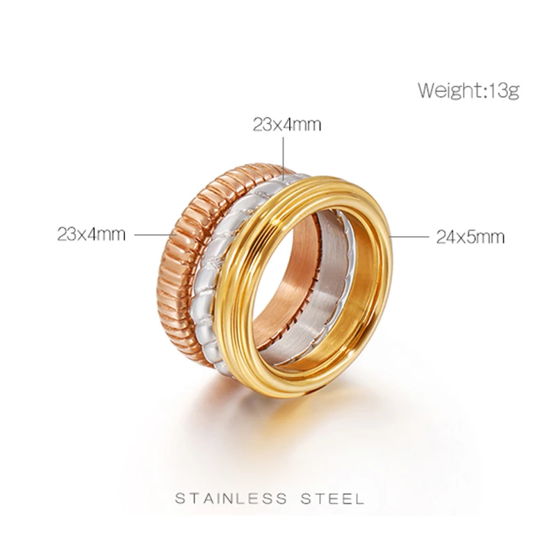 Комплект одежды из 3 предметов кольцо для женщин розовый Золотой Серебряный Цвет