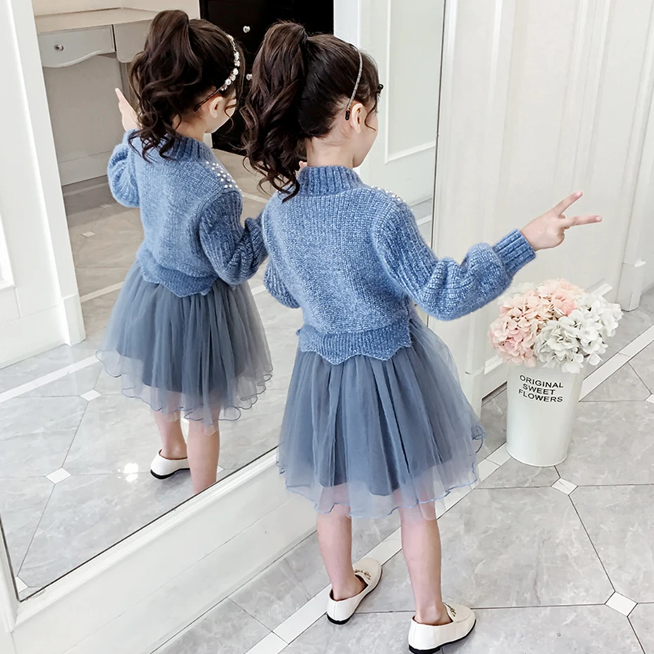 Детское трикотажное платье-пачка для девочек на возраст 6 8 10 12 14 | Детская одежда и