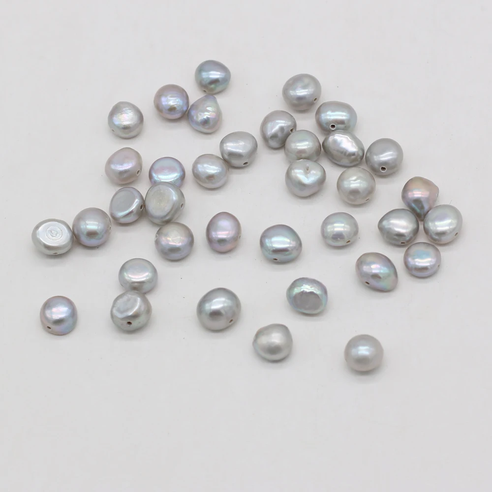 

20pc/lot Natural Cultured Pearl Bead Sliver Color Loose Beads for Tribal Jewelry Making Bracelet Earrings Accessories