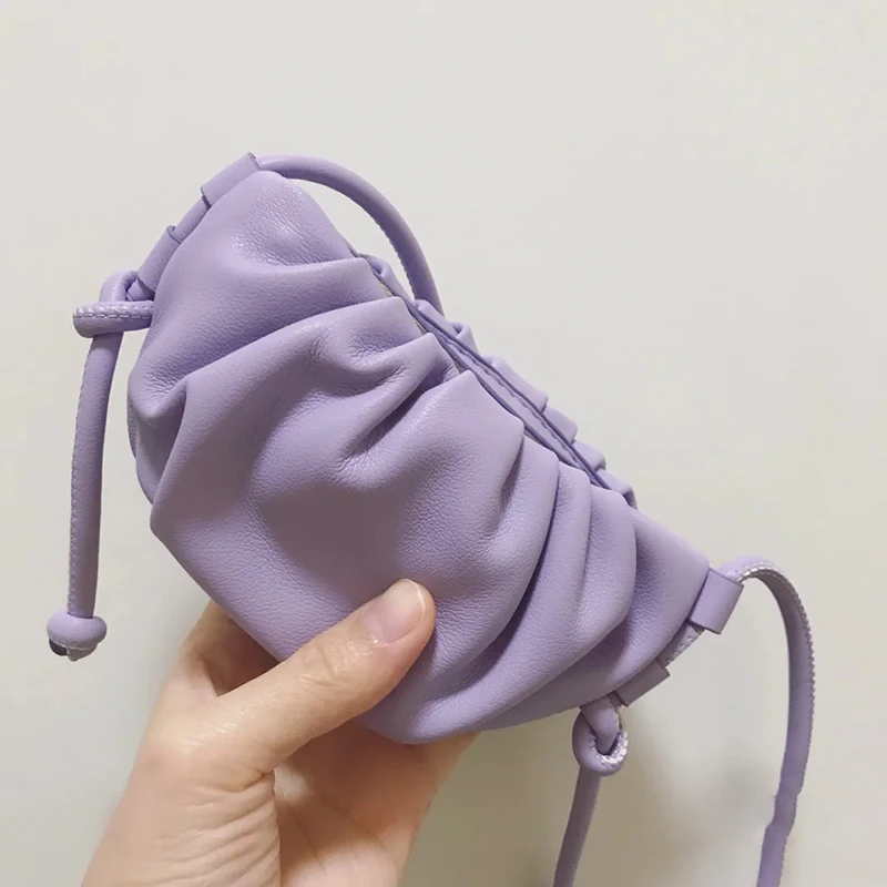 Дизайнерская плиссированная сумка в форме облака роскошные сумочки из мягкой