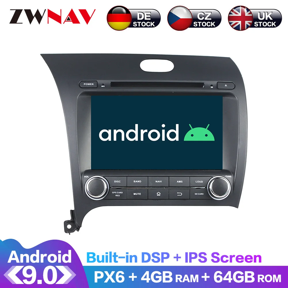 

Android 9,0 IPS экран PX6 DSP для Kia CERATO K3 FORTE 2013 2014 - 2017 автомобильный DVD плеер GPS мультимедийный плеер радио аудио стерео