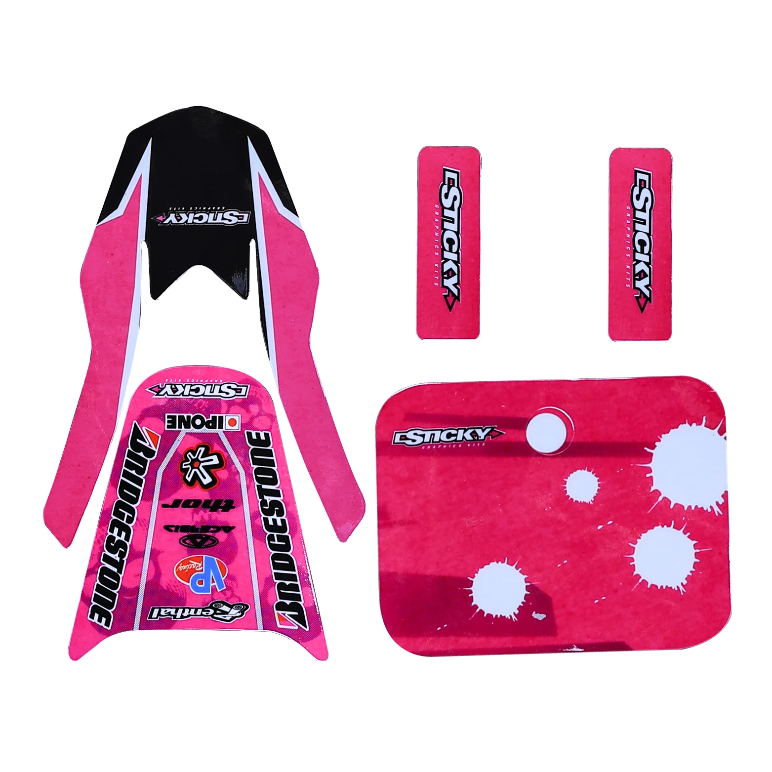 Для CRF50 3M набор розовых наклеек наклейки графические эмблемы внедорожник питбайк