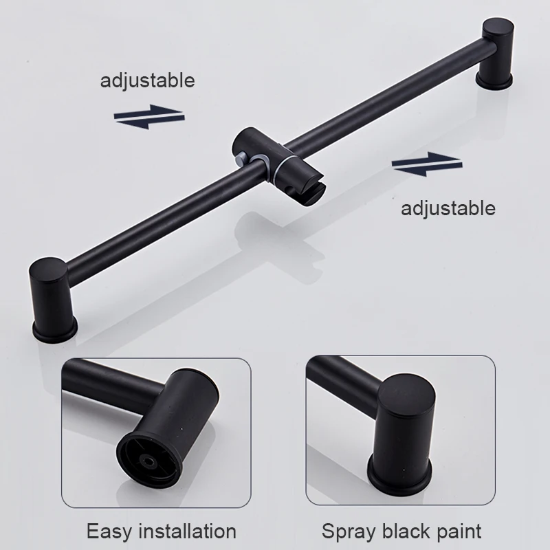 Смеситель для ванной комнаты Senlesen черный латунный смеситель душа с ручным душем