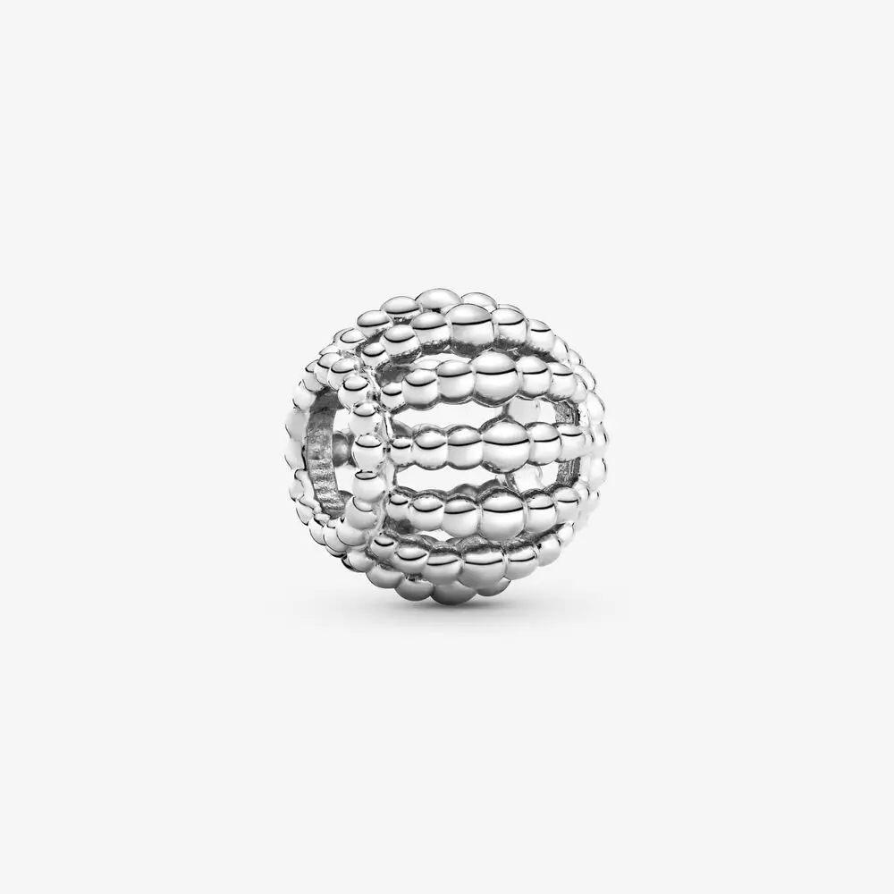 2021 Spring new 100% 925 Sterling Silver Beads Beaded Openwork Charm fit Original Pandora Bracelets Women DIY Jewelry | Украшения и