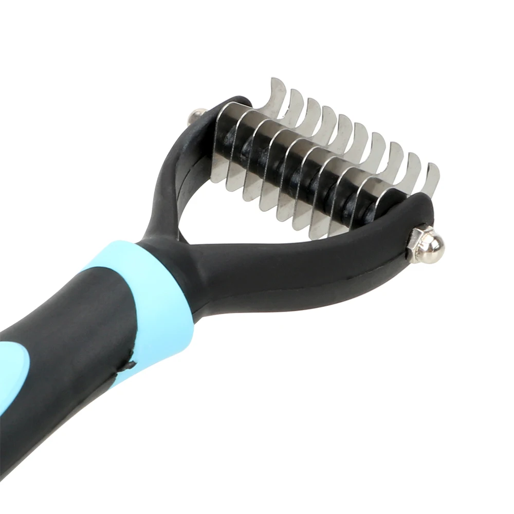 NICEYARD собачья кошачья шерсть Удаление расческа для собак Shedding грабли ПЭТ Щетка инструмент для груминга и ухода за питомцем мех колтунорез
