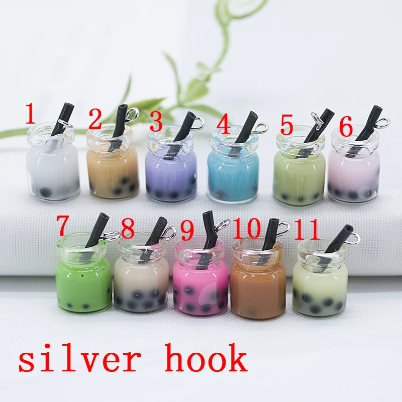 11 шт./лот бутылка для молока и чая сделай сам маленькая стеклянная имитация