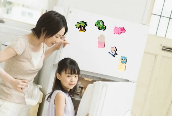 1PCS Creative Cartoon stereoscopic Fridge Stickers Child Lovely Preschool Toys Magnet Gift For Kids | Канцтовары для офиса и