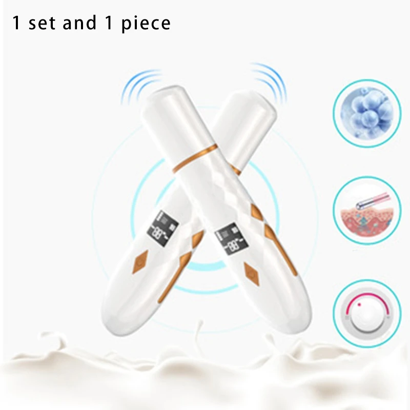 

Facial Skin Scrubber Ion Face Spatula Blackhead Removal Pores Cleaner Wrinkle Remover Extractor Skin Care Massager