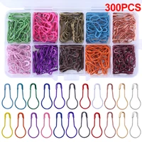 kaobuy 300pcs knitting crochet stitch marker safety pins diy sewing tools needle clip crafts accessories with storage box