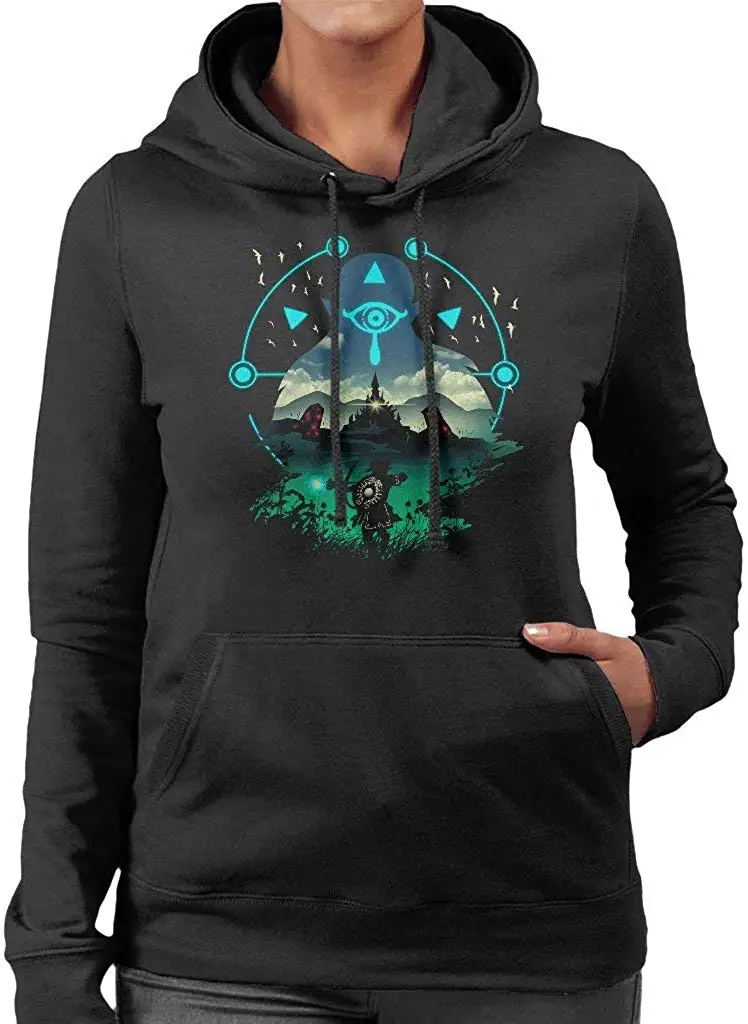 SHGNKSG Legend of Zelda Breath The Wild Adventurer Women's Hooded Sweatshirt |