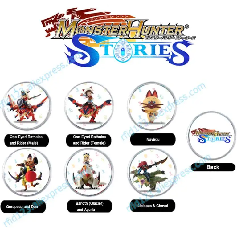

6PCS NFC Card NFC Coin for Monster Hunter