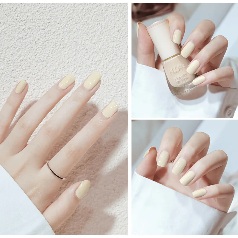 

DIY Bake-Free Non-peelable Nail Polish Long-Lasting Waterproof Non-Fading Non-Tearable Colors Nail Polish Art Decorations