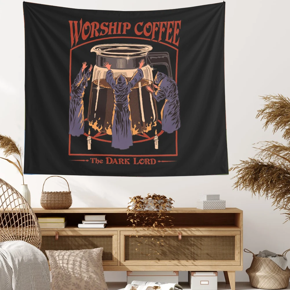

Tapestry Dormitory Decoration Tarot Card Worship Tapestry Art Bohemian Wall Hanging Living Room Bedroom Psychedelic Decoration