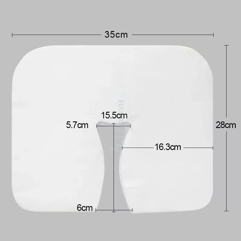Одноразовая подушка для подголовника из нетканого материала бумажный чехол