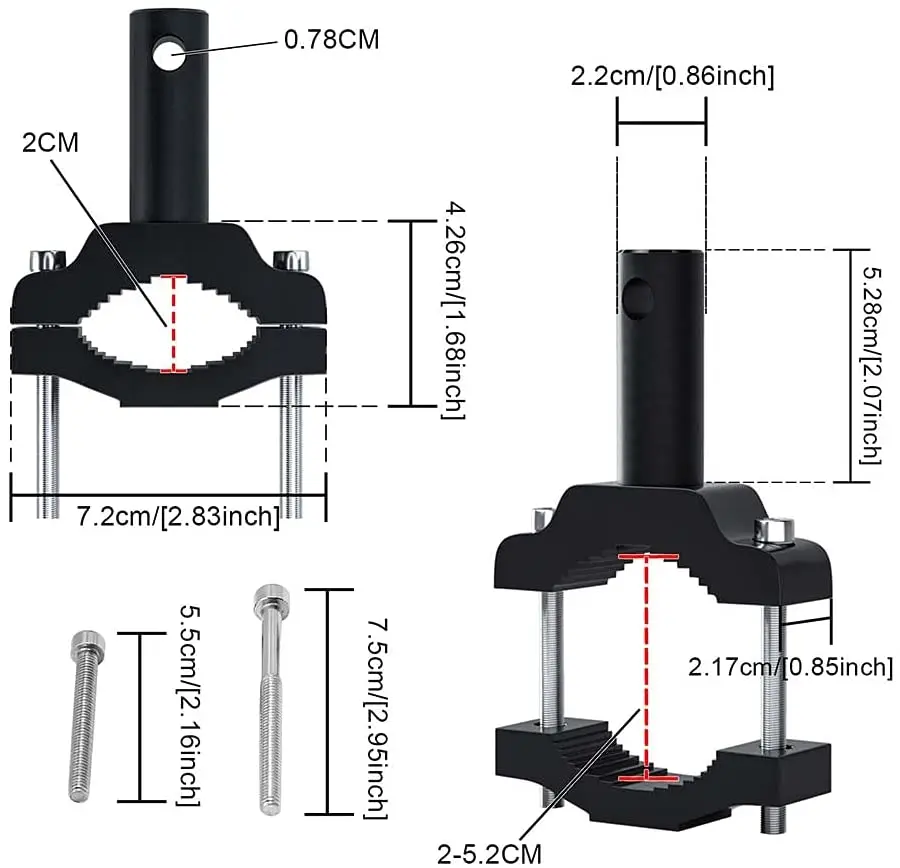Универсальный кронштейн для байкерского бампера Модифицированная подставка фар