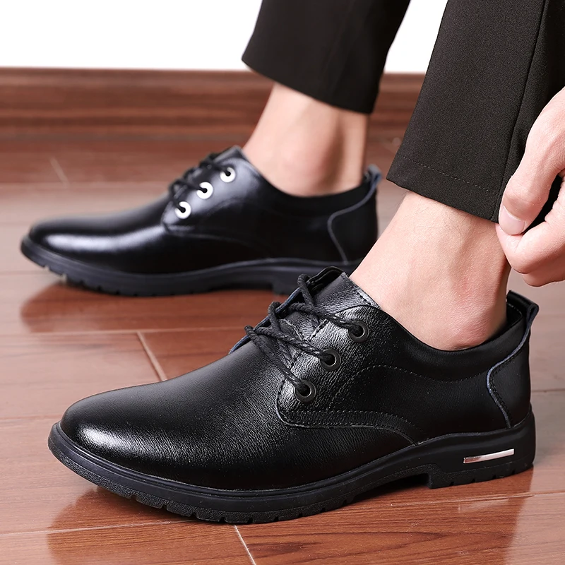 

Genuine Leather Men loafers Shoes England Trend Leisure Leather Shoes Breathable For Male Footwear Loafers Men Flats Big Size