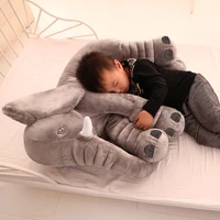 1 pc 4060cm cute infant super soft appease elephant playmate calm doll baby appease plush toys elephant pillow for kids gift