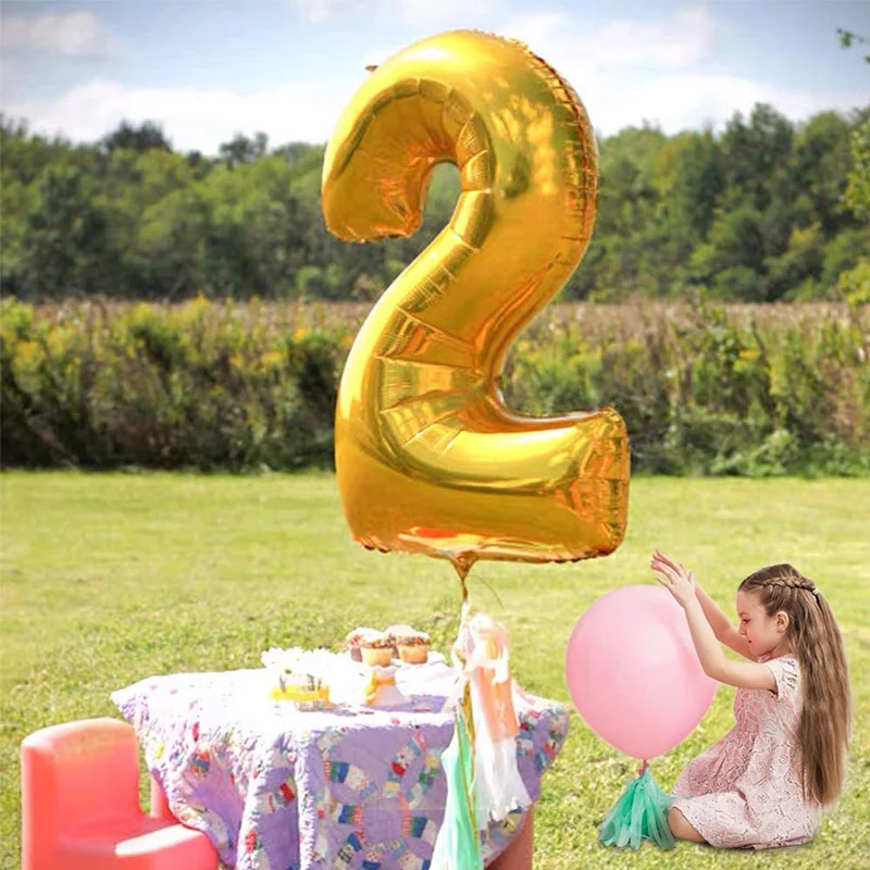 Большой Фотофон 32/40 дюйма цвет розовое золото синий фотография день рождения