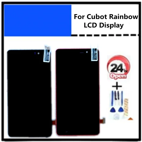 Для Cubot Rainbow ЖК-дисплей + сенсорный экран 100% протестированный дигитайзер в сборе