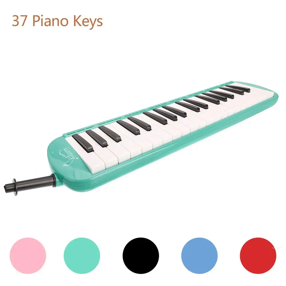 

1 Set Melodica With Carrying Bag Musical Instrument Durable 37 Piano Keys For Music Lovers Beginners Gift Exquisite Workmanship