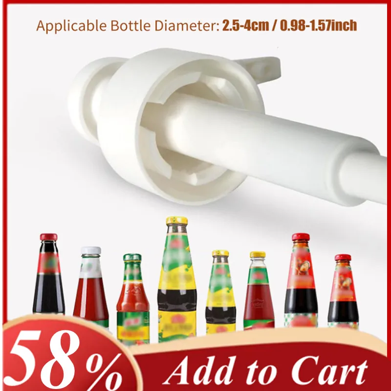 

2 Colors Household Professional Home Sauce Syrup Push-type Tools Plastic Pump Oil Bottle Pressure Nozzle Kitchen Essentials